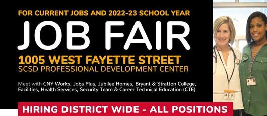 SCSD to Host Job Fair on May 5th