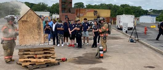 PSLA Fire Rescue Students Get Head Start in Summer Bridge Program