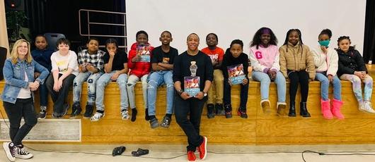 SCSD Students Learn About Safe Police Interaction from Visiting Author