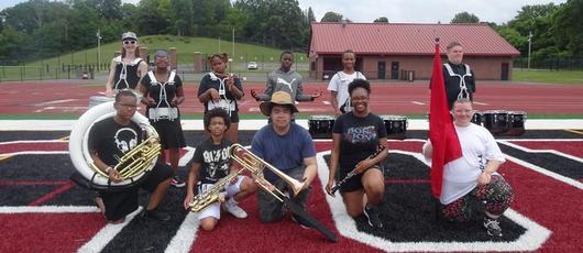 SCSD Musicians Start Up First-Ever SCSD Competitive Marching Band