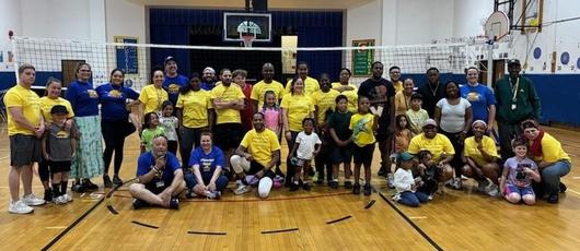 Roberts Hosts Family vs. Staff Volleyball Night