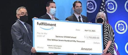 Amazon Donates $1.75 million to New, Collaborative STEAM High School