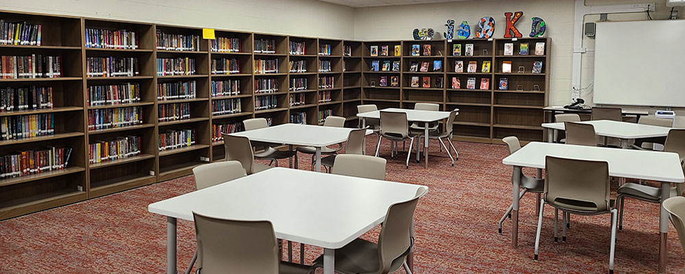 Syracuse Students using the Library