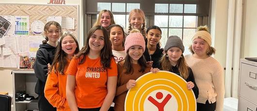 Ed Smith Students Raise Nearly $900 for United Way of Central New York