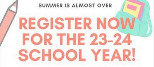 Register Now for the 2023-24 School Year!