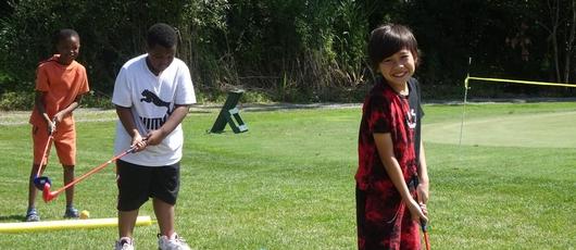 Students Learn Putting and Perseverance through First Tee Golf Experience