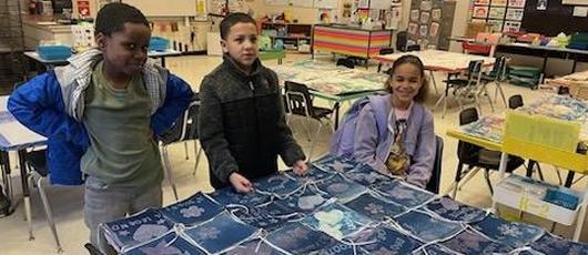 Dr. King Students Create Quilt for Local Competition