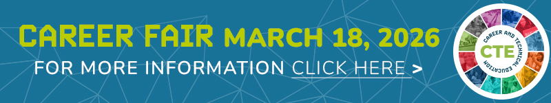 Career Fair March 18, 2026 Click Here for more info